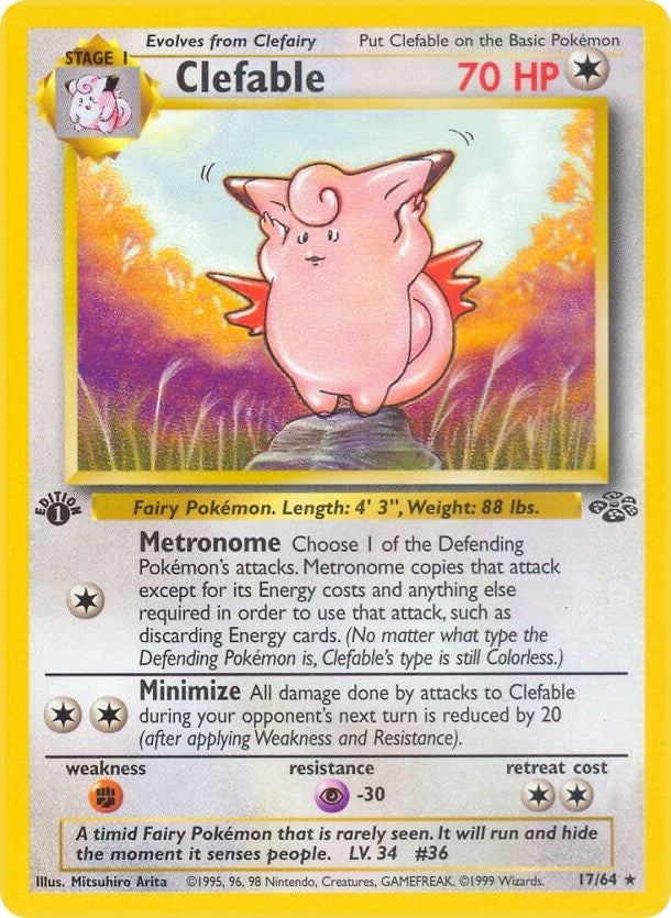Clefable (17) (17/64) (Unlimited) [Jungle]