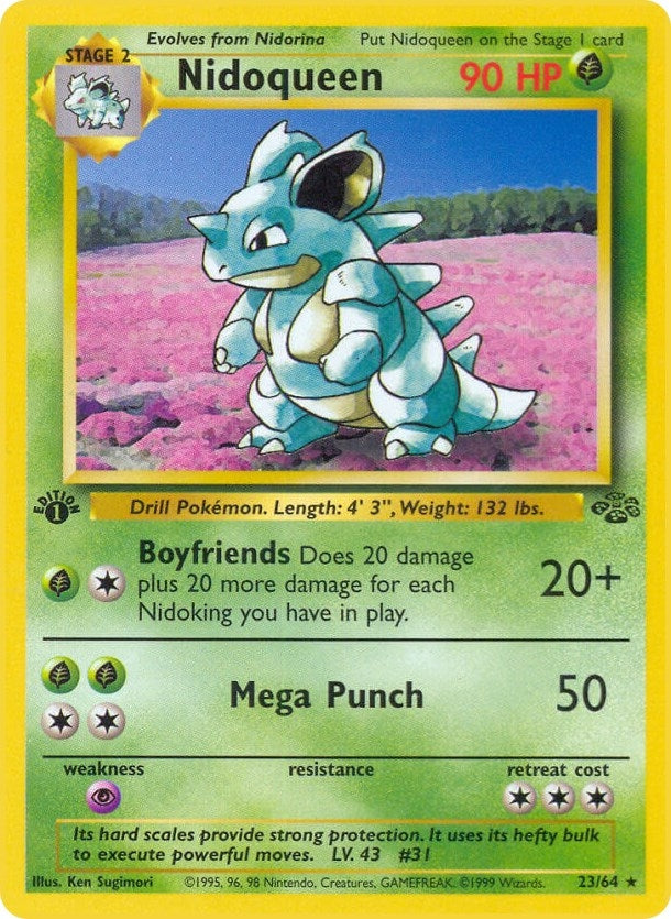 Nidoqueen (23) (23/64) (Unlimited) [Jungle]