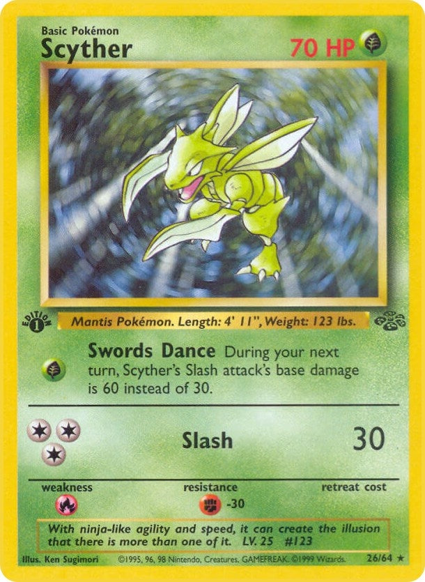 Scyther (26) (26/64) (Unlimited) [Jungle]