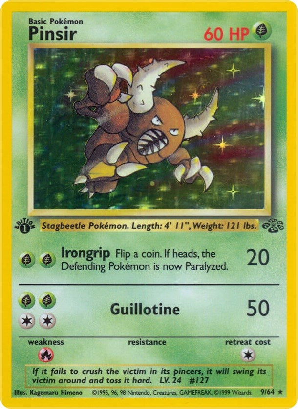 Pinsir (9) (09/64) (Unlimited Holofoil) [Jungle]