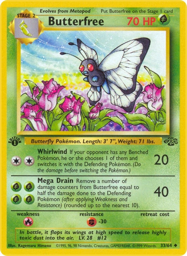 Butterfree (33/64) (1st Edition) [Jungle]