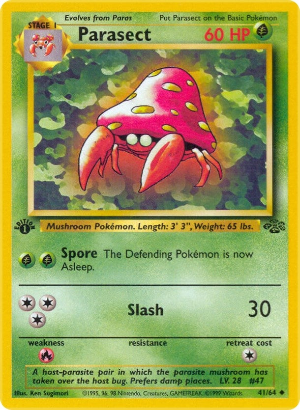 Parasect (41/64) (1st Edition) [Jungle]