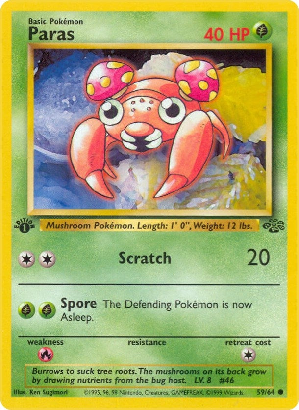 Paras (59/64) (1st Edition) [Jungle]