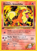 Blaine's Growlithe (062/132) (Unlimited) [Gym Challenge]