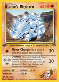 Blaine's Rhyhorn (065/132) (1st Edition) [Gym Challenge]