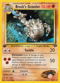 Brock's Graveler (034/132) (1st Edition) [Gym Challenge]