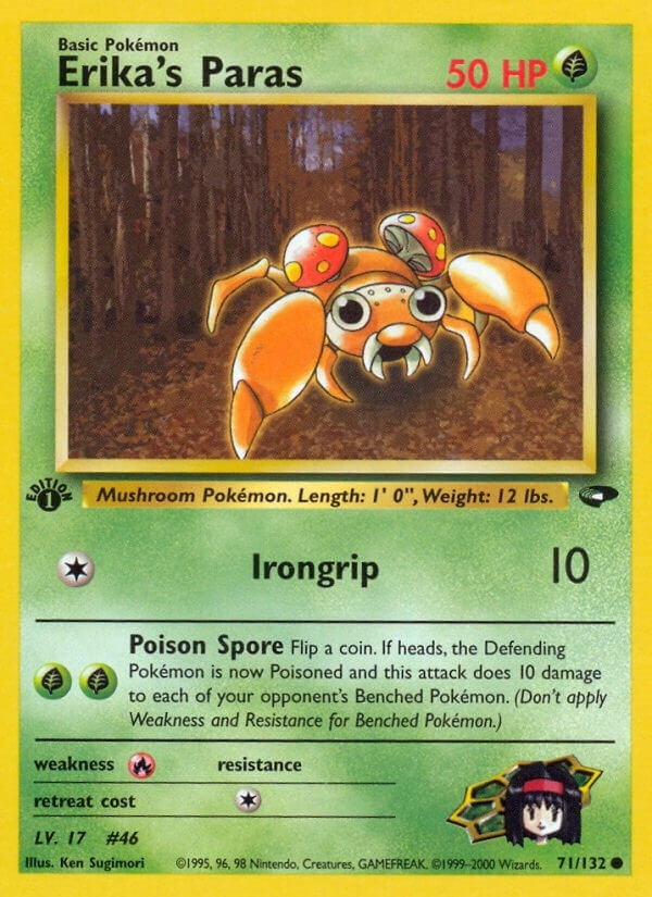 Erika's Paras (071/132) (1st Edition) [Gym Challenge]