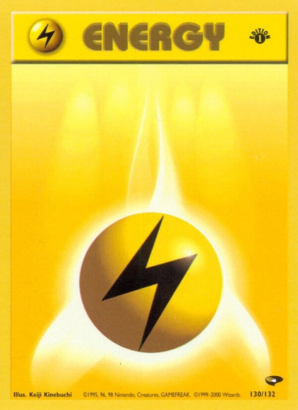 Lightning Energy (130/132) (Unlimited) [Gym Challenge]