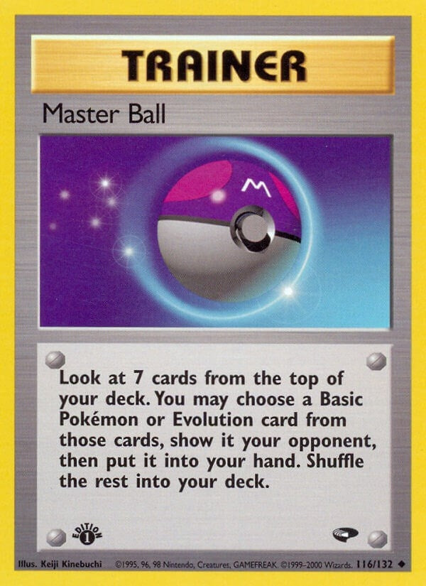 Master Ball (116/132) (Unlimited) [Gym Challenge]